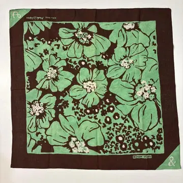 45rpm studio 하이비스커스 패턴 반다나