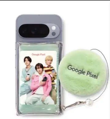 Google Pixelsnap 파우치 & 복슬복슬 스크린 클리너