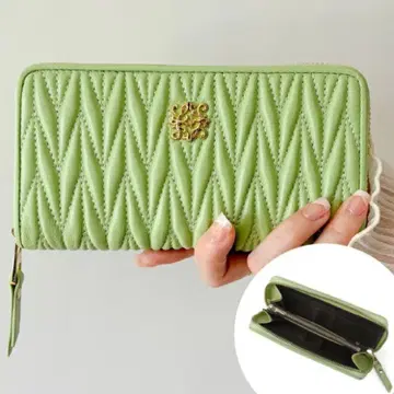 [ 새상품 ] LASIEM 천연 가죽 퀼팅 장지갑