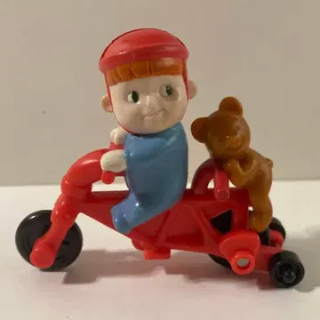 오늘만 가격 인하 HUFFY 사이클링 소년과 곰 피규어