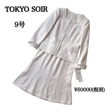 [ 새상품 ] TOKYO SOIR 수트 셋업 9호 아이보리 포멀