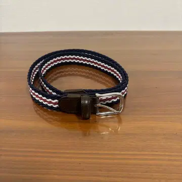 스트라이프 디자인 웨빙 벨트