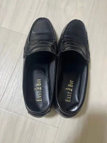 HARUTA EAST BOY 블랙 로퍼 22.5cm 통학 북성여자