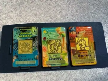 디즈니 여권형 미니어처 클립