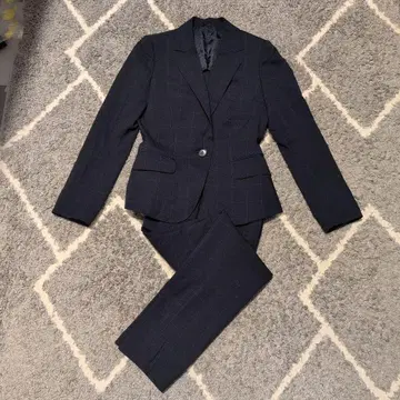 수트 컴퍼니 체크 무늬 수트 셋업 36 사이즈