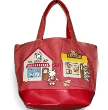 파미엘 데님 백 핑크 미니 수제 자수 한정판 완판템