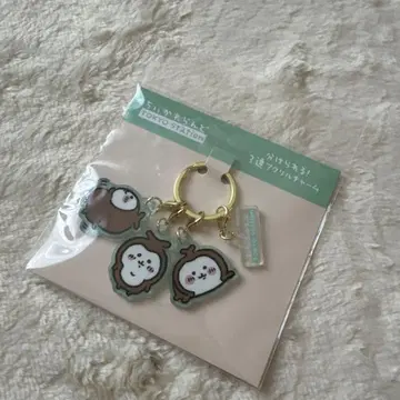 치이카와 도쿄 기념품 나눌 수 있는! 3연 아크릴 참 장수풍뎅이