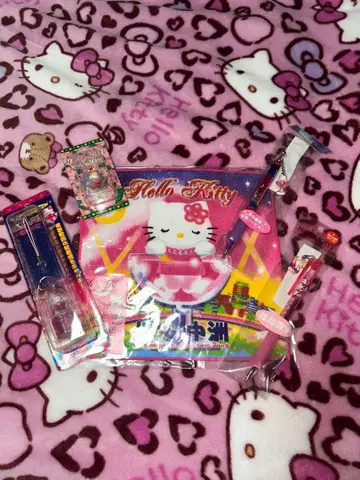 헬로키티 후쿠오카 하카타 나카스 끈 장식 등 5종 세트 레어 한정품