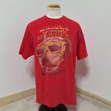 90s 디즈니 미크로 어드벤처 T셔츠 USA제 [XL] 빨간색 영화