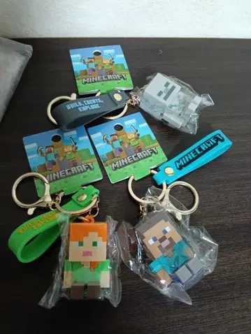 시마무라 마인크래프트 Minecraft 마이크라 키링 스트랩