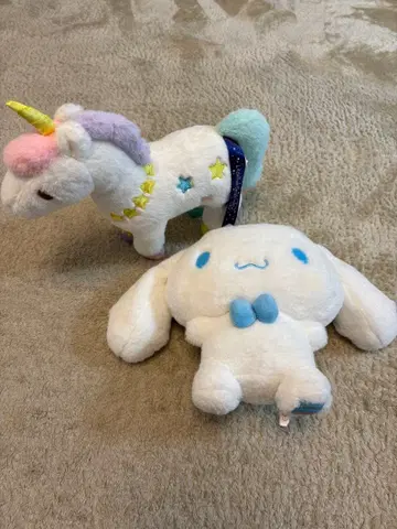 산리오 시나모롤 유니콘 봉제 인형