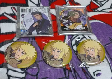 NARUTO 나미카제 미나토 우치하 오비토 캔뱃지 세트