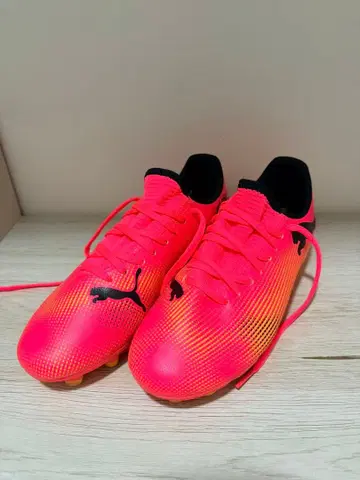 PUMA 축구화 스파이크 핑크