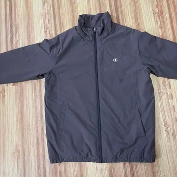 Champion 다크 그레이 나일론 자켓