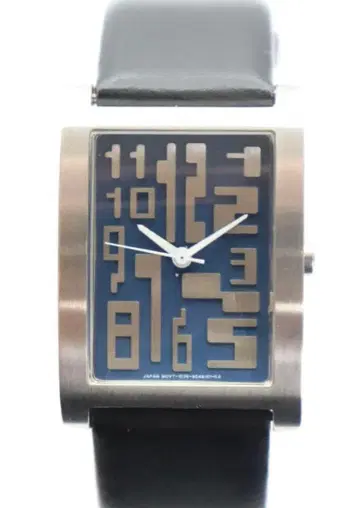 Jean Paul Gaultier 손목시계 스퀘어 네이비