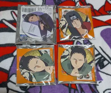 NARUTO 나라 시카마루 우치하 오비토 우치하 이타치 캔뱃지 세트