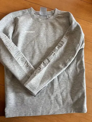 MAMMUT 그레이 긴팔 트레이닝복 S