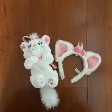 마리 봉제 인형 & 머리띠 세트