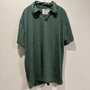 IKE BEHAR 그린 피케 셔츠 [ XL 사이즈 ] 상의