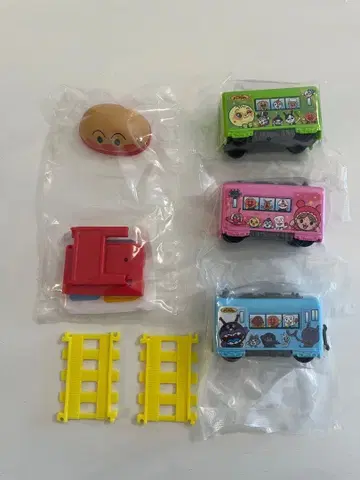 호빵맨 캐릭터 레일 4 기차 세트