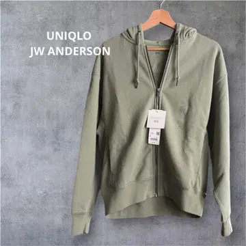 유니클로 JW 앤더슨 오버사이즈 풀 집업 후드티 S