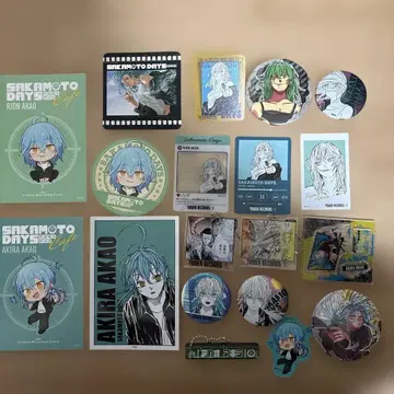 사카모토 데이즈 리온 아카오 아키 아카오 묶음 판매 데이 컬렉션 캔뱃지