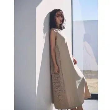 anuans 아뉴앙스 사이드 레이스 원피스