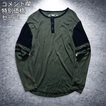 00s archive 헨리넥 서멀 티셔츠 시크 스타일 y2k