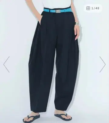 BEAMSBOY maturely 26SS 티다브 본탄 슬랙스 완판