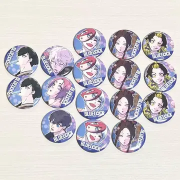 블루 록 엔니치 캔뱃지 16개 세트 유카타 여름 축제