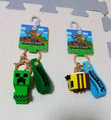 [ 새상품 ] 마인크래프트 Minecraft 키링 2개 세트