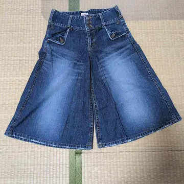 BEAMS BOY 인디고 크롭 팬츠