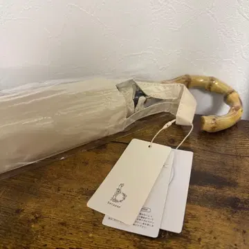 [ because ] 대나무 핸들 컬러 접이식 우산