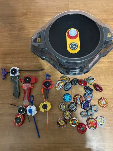 베이블레이드 세트와 전동 배틀 스타디움