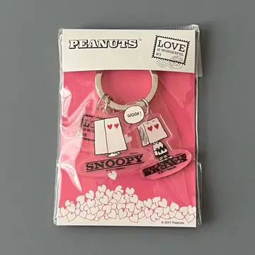 스누피 아크릴 키링 3개 세트