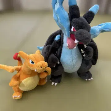 메가 리자몽 봉제 인형 약 30cm 리자몽 봉제 인형