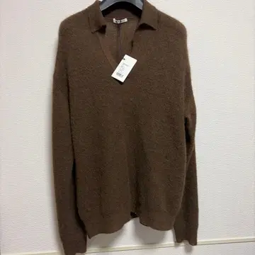 BABY SURI ALPACA SHEER KNIT SKIPPER POLO