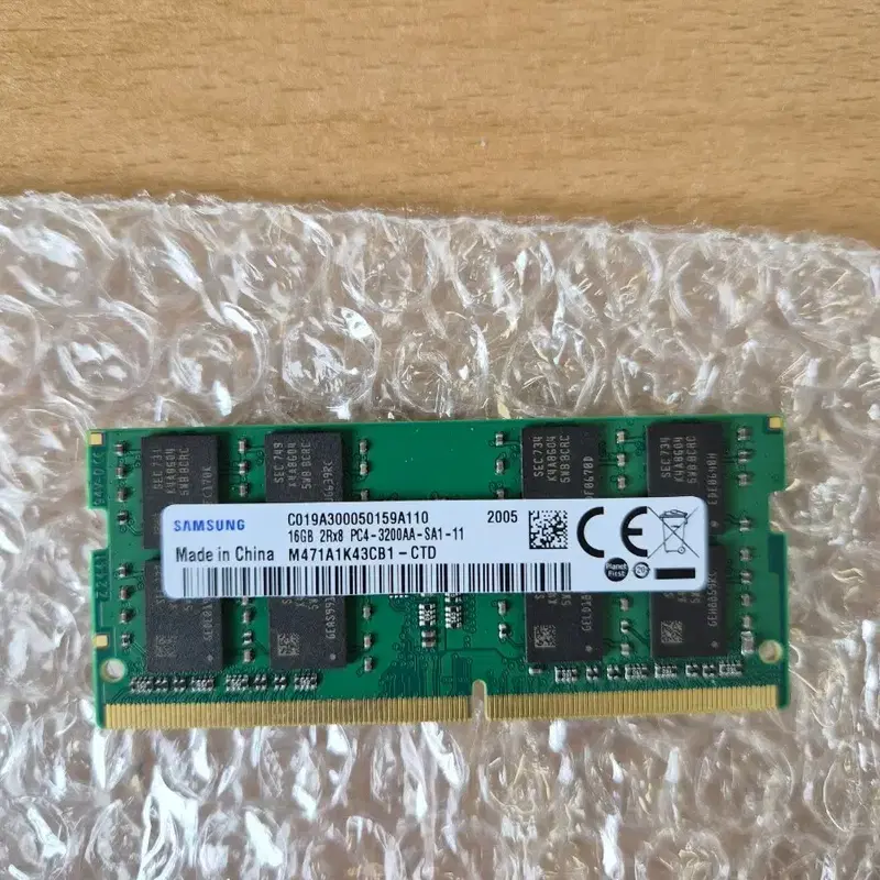 삼성 DDR4 16GB PC4-3200AA-SA1-11 노트북 램 새상품
