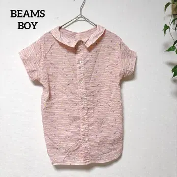 레어 빔즈 보이 허기 래빗 콜라보 스트라이프 자수 셔츠 면 100