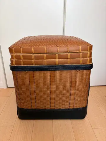 대나무 주걱 가방 오노다 가방제 가죽 포함