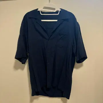 NANO UNIVERSE 반팔 셔츠 다크 블루