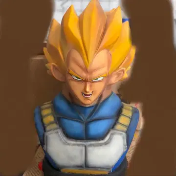 드래곤볼 피규어 초사이어인 베지터 흉상