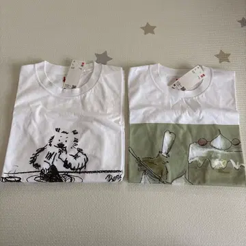 [미사용 새상품] 유니클로 리리엔벨그 콜라보 T셔츠 새상품 M사이즈 2장