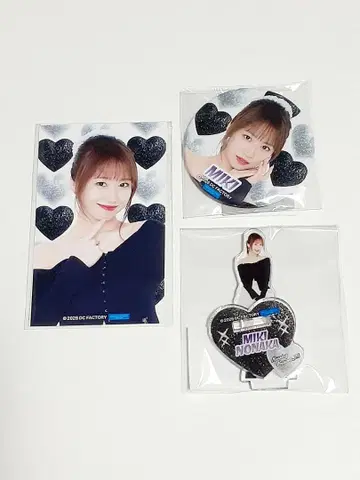 모바가챠 노나카 미키 스티커 캔뱃지 미니 아크릴 스탠드