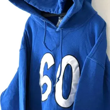 러셀 애슬레틱 60 맨투맨 후드티 L 블루 파랑 구제 의류