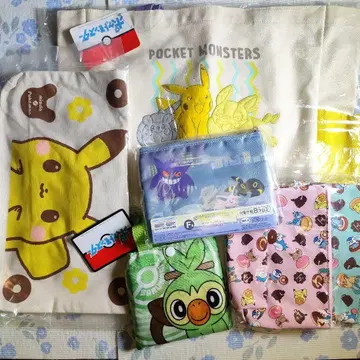 포켓몬스터 포켓몬 토트백 파우치 묶음 판매 6세트