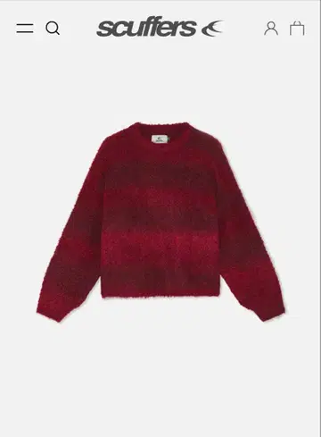 scuffers 스페셜 레드 니트 M 사이즈