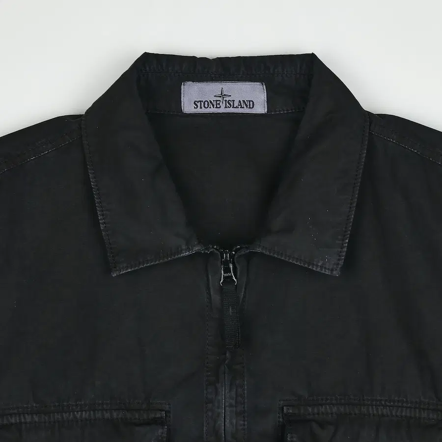 Stone Island 旧款效果衬衫 黑色