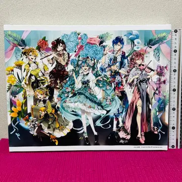 하츠네 미쿠 탄생 16주년 기념 거대 가라폰 A상 캔버스 아트.