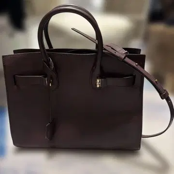 ED ROBERT JUDSON 다크 퍼플 가죽 백